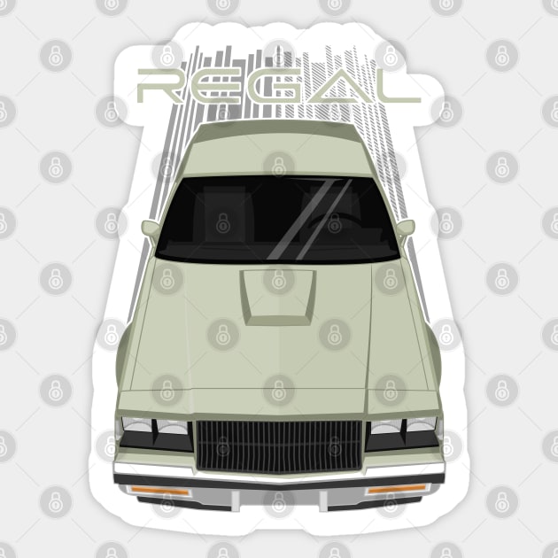 Buick Regal 1981-1987 - light sage green Sticker by V8social